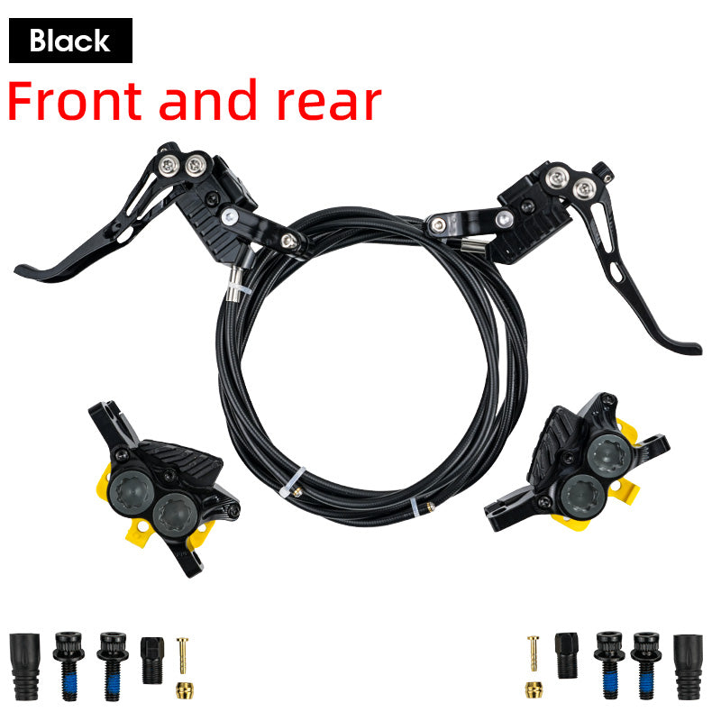 ONIRII IIIPRO Vertical Cylinder MTB Brake 4 Piston Hydraulic Disc Brake Bicycle for Full Internal Cable Layout AM DH Mountain Bike NEW