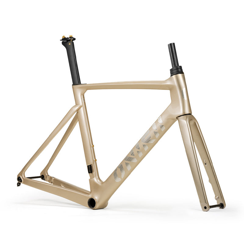 ONIRII AERO Road Bike Frame Carbon with Front Fork, Headset, Seat Post, Tail Hook,Thru Axle Parts 12x100mm 12x142mm for Cycling Race