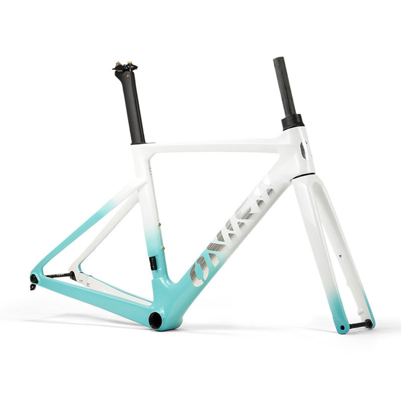 ONIRII AERO Road Bike Frame Carbon with Front Fork, Headset, Seat Post, Tail Hook,Thru Axle Parts 12x100mm 12x142mm for Cycling Race
