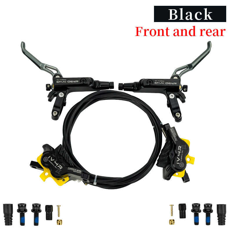 ONIRII IIIPRO IV4R 4 Piston Disc Hydraulic Brake MTB AM DH Bike Brake 82/145cm CNC Tech Mineral Oil for Mountain XC Climbing Bicycle