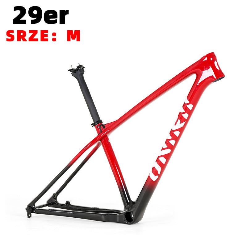 ONIRII WIN MTB 29er Carbon Frame Hardtail Thru Axle 148x12 Boost PF30 1235g Frame with Full Internal Cable Layout for Mountain Bike