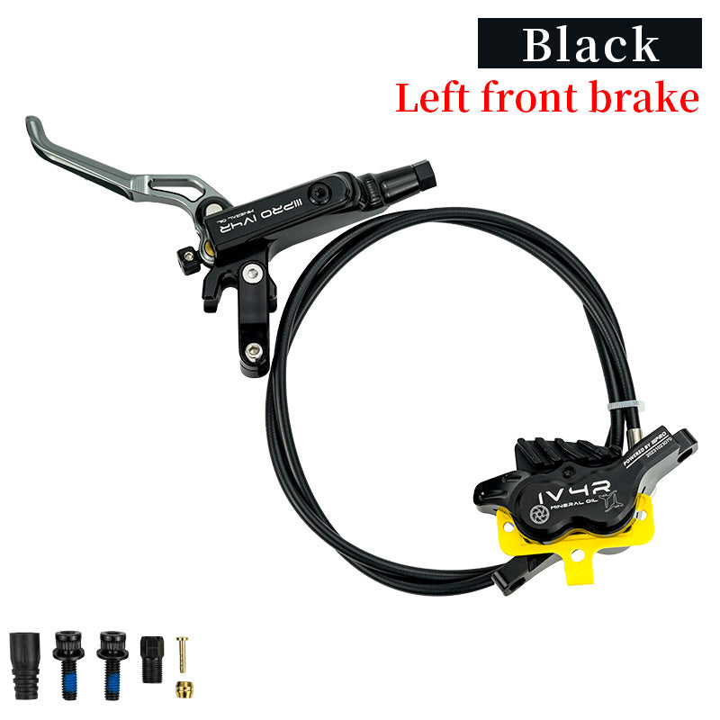 ONIRII IIIPRO IV4R 4 Piston Disc Hydraulic Brake MTB AM DH Bike Brake 82/145cm CNC Tech Mineral Oil for Mountain XC Climbing Bicycle