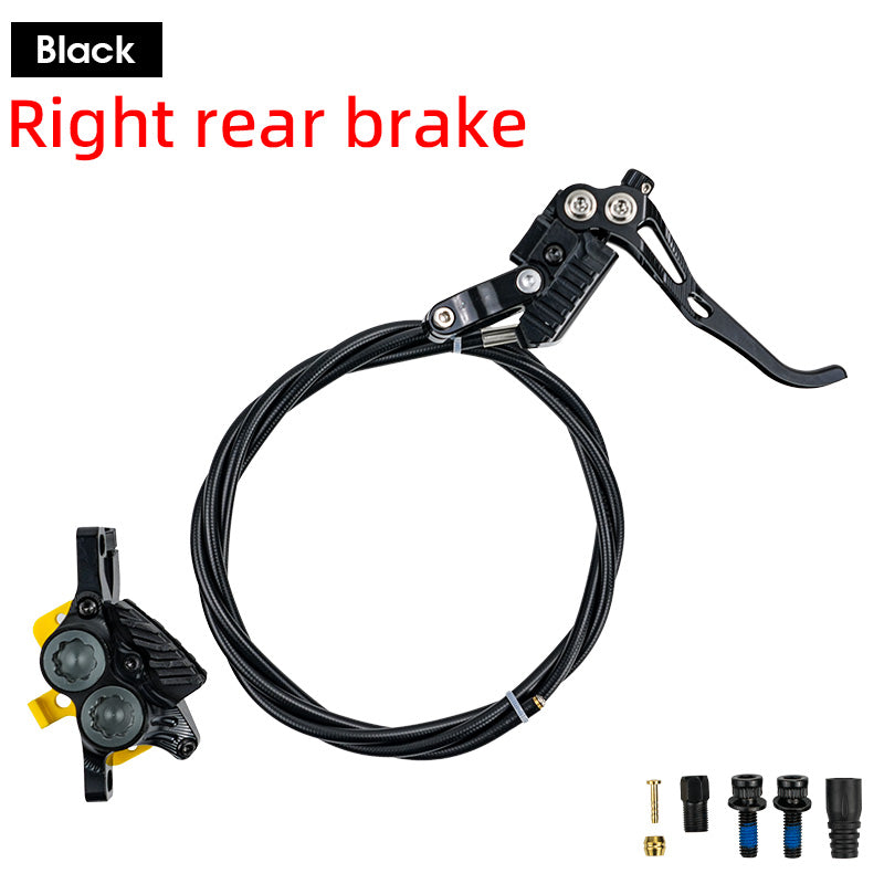 ONIRII IIIPRO Vertical Cylinder MTB Brake 4 Piston Hydraulic Disc Brake Bicycle for Full Internal Cable Layout AM DH Mountain Bike NEW