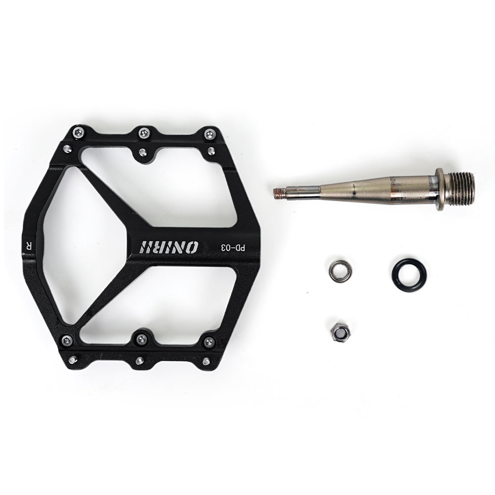ONIRII PD-03 MTB Flat Pedal with Fitting Tool Anti-slip Nails Aluminum Bearing for XC Mountain/ Folding/Road /Fixed Gear Bike NEW