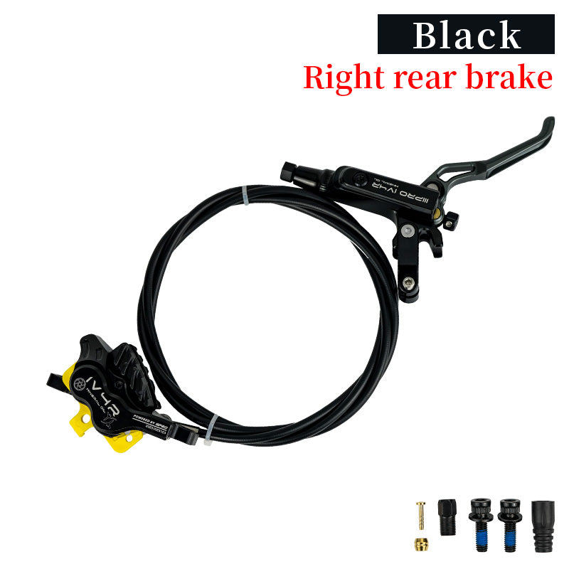 ONIRII IIIPRO IV4R 4 Piston Disc Hydraulic Brake MTB AM DH Bike Brake 82/145cm CNC Tech Mineral Oil for Mountain XC Climbing Bicycle