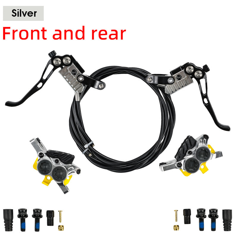 ONIRII IIIPRO Vertical Cylinder MTB Brake 4 Piston Hydraulic Disc Brake Bicycle for Full Internal Cable Layout AM DH Mountain Bike NEW