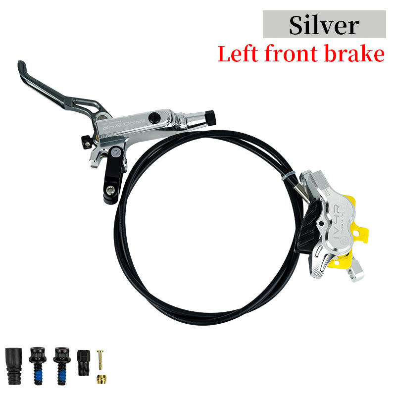 ONIRII IIIPRO IV4R 4 Piston Disc Hydraulic Brake MTB AM DH Bike Brake 82/145cm CNC Tech Mineral Oil for Mountain XC Climbing Bicycle