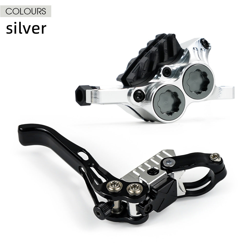 ONIRII IIIPRO Vertical Cylinder MTB Brake 4 Piston Hydraulic Disc Brake Bicycle for Full Internal Cable Layout AM DH Mountain Bike NEW