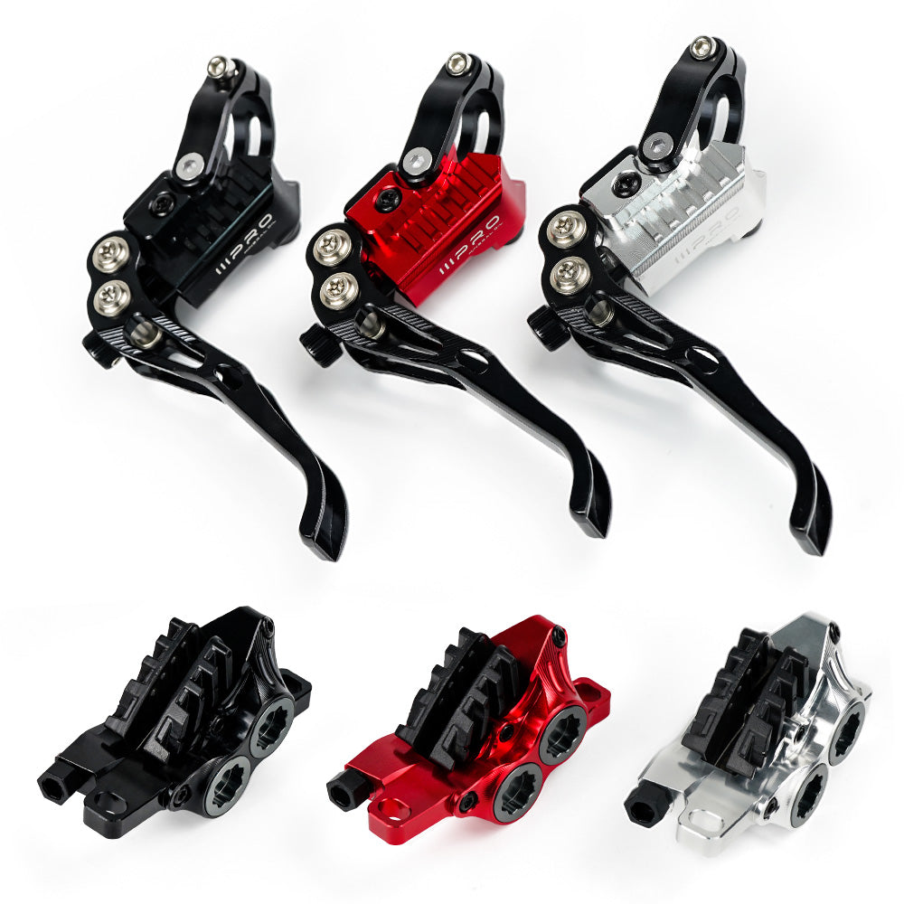 ONIRII IIIPRO Vertical Cylinder MTB Brake 4 Piston Hydraulic Disc Brake Bicycle for Full Internal Cable Layout AM DH Mountain Bike NEW