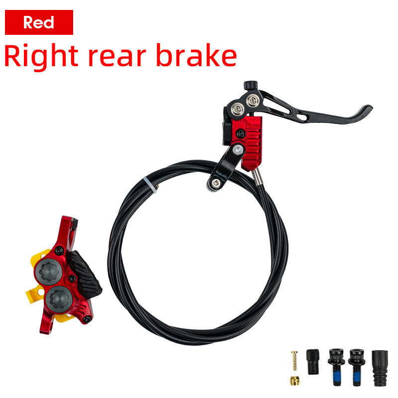ONIRII IIIPRO Vertical Cylinder MTB Brake 4 Piston Hydraulic Disc Brake Bicycle for Full Internal Cable Layout AM DH Mountain Bike NEW