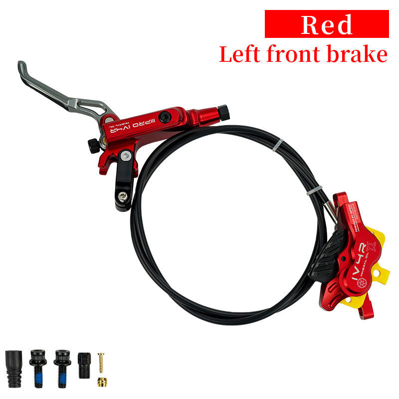 ONIRII IIIPRO IV4R 4 Piston Disc Hydraulic Brake MTB AM DH Bike Brake 82/145cm CNC Tech Mineral Oil for Mountain XC Climbing Bicycle