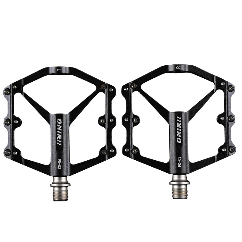 ONIRII PD-03 MTB Flat Pedal with Fitting Tool Anti-slip Nails Aluminum Bearing for XC Mountain/ Folding/Road /Fixed Gear Bike NEW