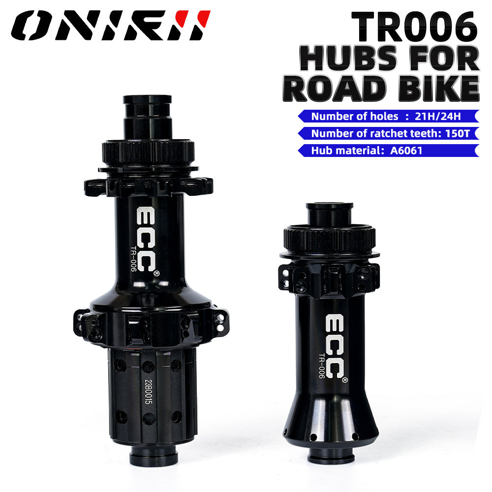 ONIRII ECC TR006 Bike Hub Front 21H Rear 24H Centerlock 12x100mm 12x142mm 150T for HG XDR Cassette Body Aluminum for Road Bike NEW