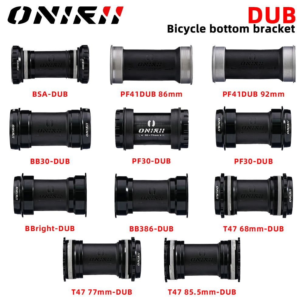 ONIRII DUB Bike Bottom Bracket 28.99 Ceramic Bearing BSA T47 86-92 BB30 Threaded Press Fit Lock BB for MTB Road Bicycle Part NEW