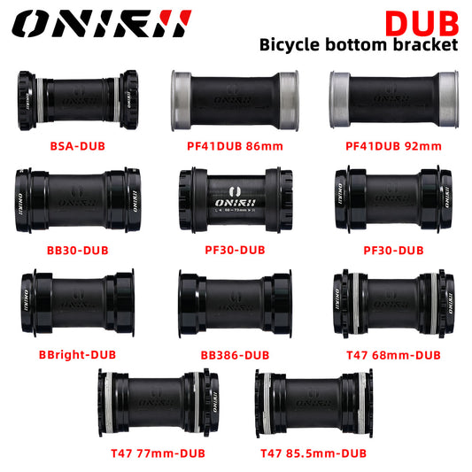 ONIRII DUB Bike Bottom Bracket 28.99 Ceramic Bearing BSA T47 86-92 BB30 Threaded Press Fit Lock BB for MTB Road Bicycle Part NEW