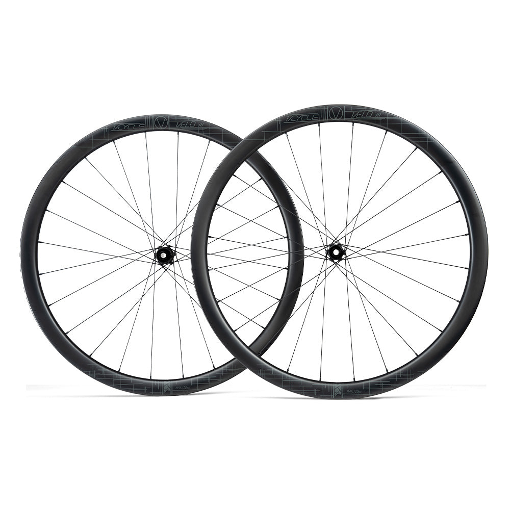 VCYCLE VELO III Carbon Gravel Wheels 1380g 36mm Rim HG 24 Holes Disc Brake Tubeless Ready 700C Light Wheel for GRAVEL Bicycles
