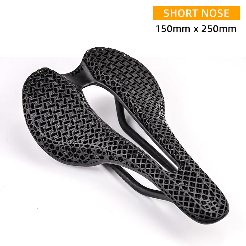 ONIRII 3D Printed Bike Saddle Carbon Hollow Seat 6 Partition Comfortable Breathable Cycling Seat for Road MTB Bicycle NEW