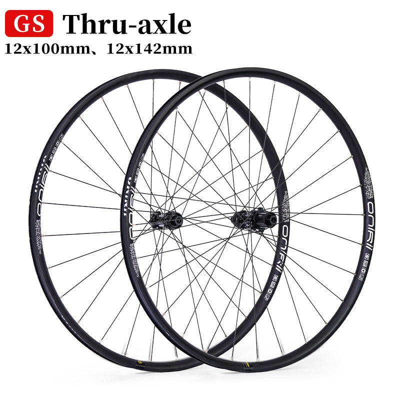 ONIRII GS Gravel Bike Wheels Aluminum Disc Brake Wheelset 12x100mm 12x142mm Front 28H Rear 28H Support HG MS XD Cassette Body for Gravel