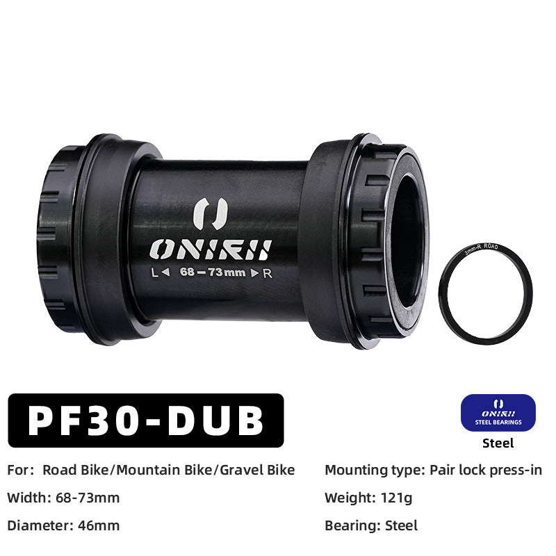 ONIRII DUB Bike Bottom Bracket 28.99 Ceramic Bearing BSA T47 86-92 BB30 Threaded Press Fit Lock BB for MTB Road Bicycle Part NEW