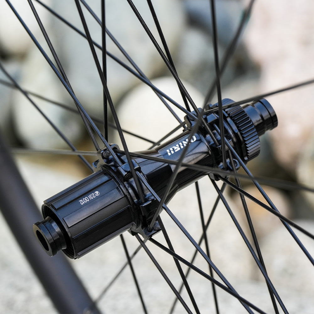 ONIRII GS Gravel Bike Wheels Aluminum Disc Brake Wheelset 12x100mm 12x142mm Front 28H Rear 28H Support HG MS XD Cassette Body for Gravel