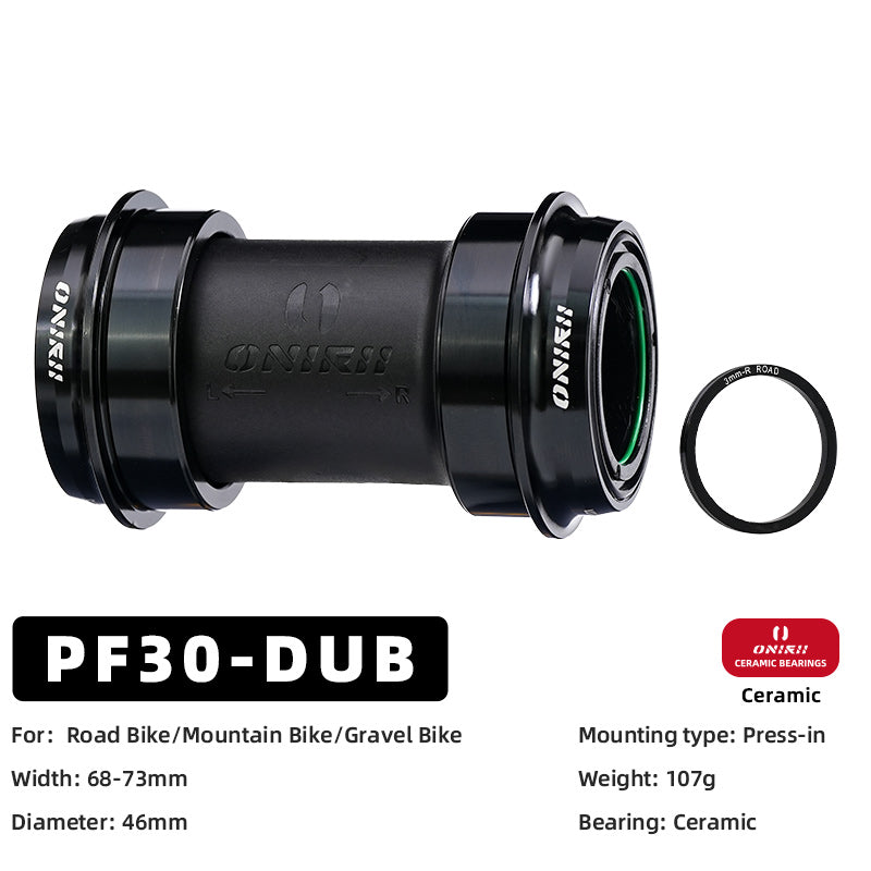 ONIRII DUB Bike Bottom Bracket 28.99 Ceramic Bearing BSA T47 86-92 BB30 Threaded Press Fit Lock BB for MTB Road Bicycle Part NEW