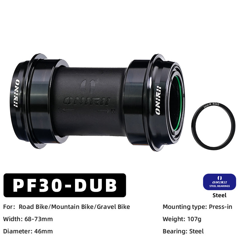 ONIRII DUB Bike Bottom Bracket 28.99 Ceramic Bearing BSA T47 86-92 BB30 Threaded Press Fit Lock BB for MTB Road Bicycle Part NEW