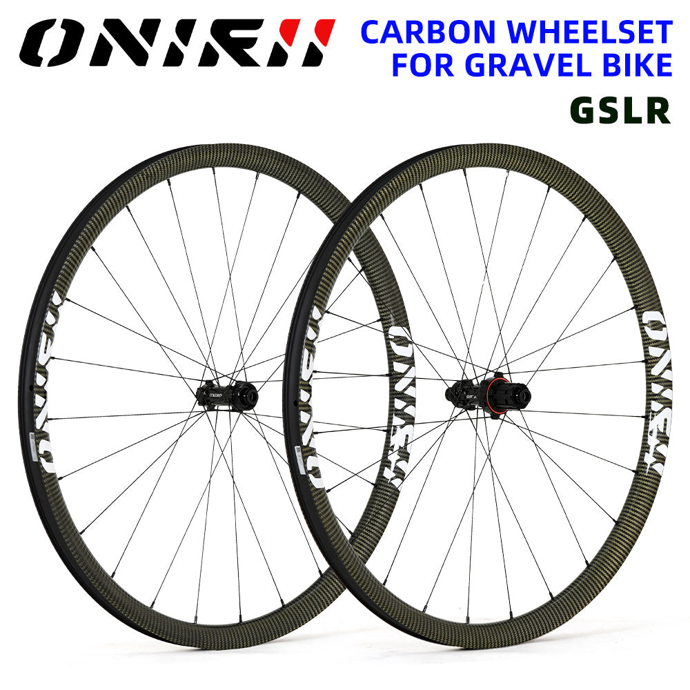 ONIRII GSLR  Gravel Carbon Wheels 29'' Disc Brake Wheel Front/Rear 24H 12x100*12x142mm for XD MS HG HDR Cassette Body for Gravel Bicycle