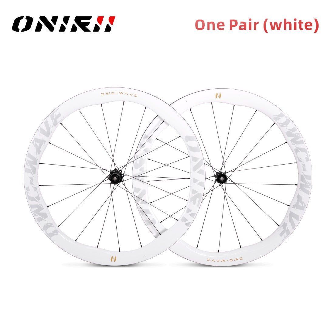 2025 ONIRII DWC-WAVE Wave Carbon Bike Wheel 700C Ultra-light Wheel Tubeless Vacuum 55mm Rim 21 Holes HG for Cycling Road Bicycle