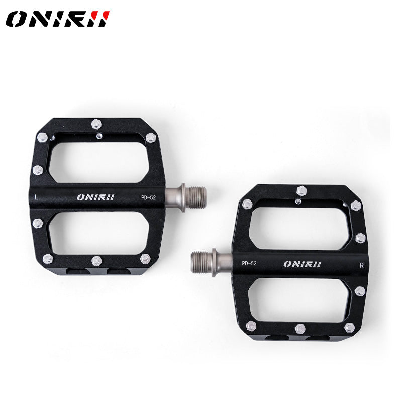 2025 New ONIRII PD-52 Ultralight Aluminum Alloy Flat Pedals CNC 3 Bearing Non-Slip Bike Pedal for Road Mountain Folding Bicycle