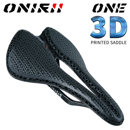 ONIRII  ONE Carbon Bike Saddle 3D Printed Cushion Riding Seat Shockproof Lightweight for MTB/ Road / Gravel / TT /Folding Bicycle NEW