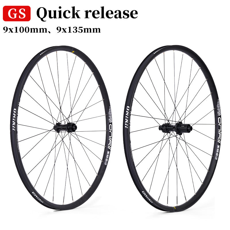 ONIRII GS Gravel Bike Wheels Aluminum Disc Brake Wheelset 12x100mm 12x142mm Front 28H Rear 28H Support HG MS XD Cassette Body for Gravel