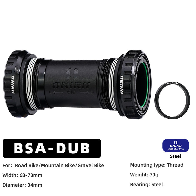 ONIRII DUB Bike Bottom Bracket 28.99 Ceramic Bearing BSA T47 86-92 BB30 Threaded Press Fit Lock BB for MTB Road Bicycle Part NEW
