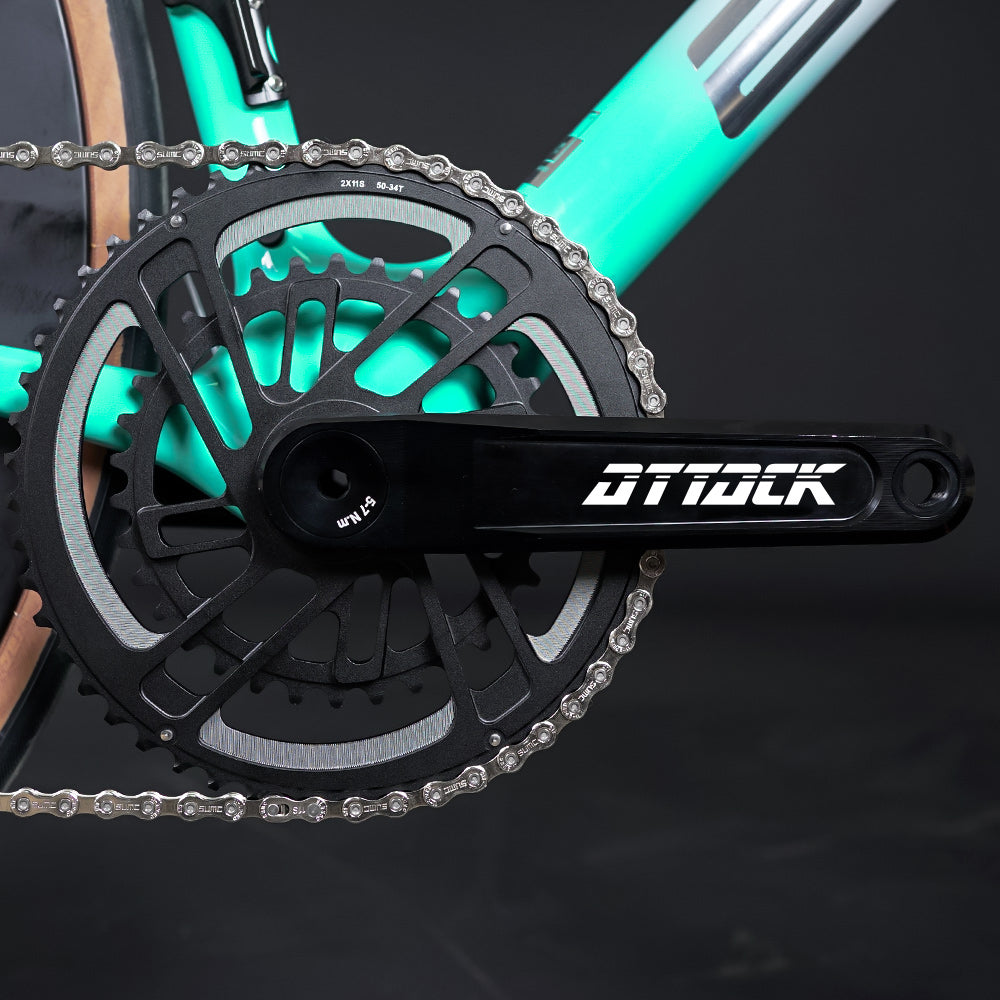 ONIRII ATTACK Road/Gravel Crankset Crank 165/170/172.5/175mm Chainring 46 30T 50-34T 40T 42T for 9 10 11 12 Speed Road Bicycle ONIRII
