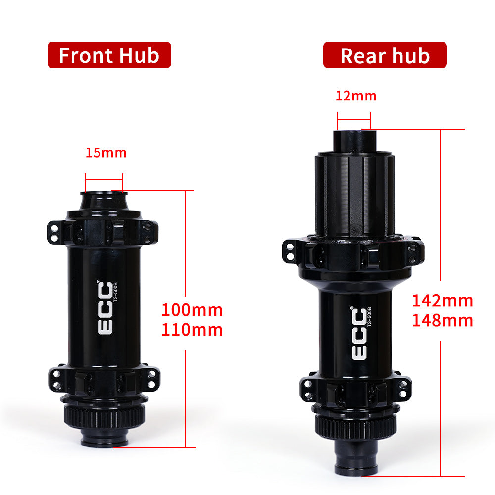 ONIRII ECC TS500 MTB  Bike Hub F/R 24H 15x100mm 12x142mm 15x110mm 12x148mm MS HG XD 150T for THRU Centerlock MTB Bicycle