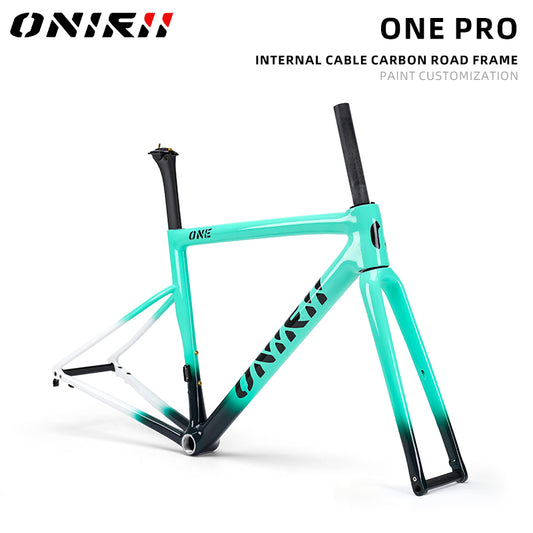 ONIRII ONE PRO Carbon Climbing Frame Inner Cable with Integrated Handleba,Thru Axle,Fork, Headset, Seat Post for Road Bike NEW