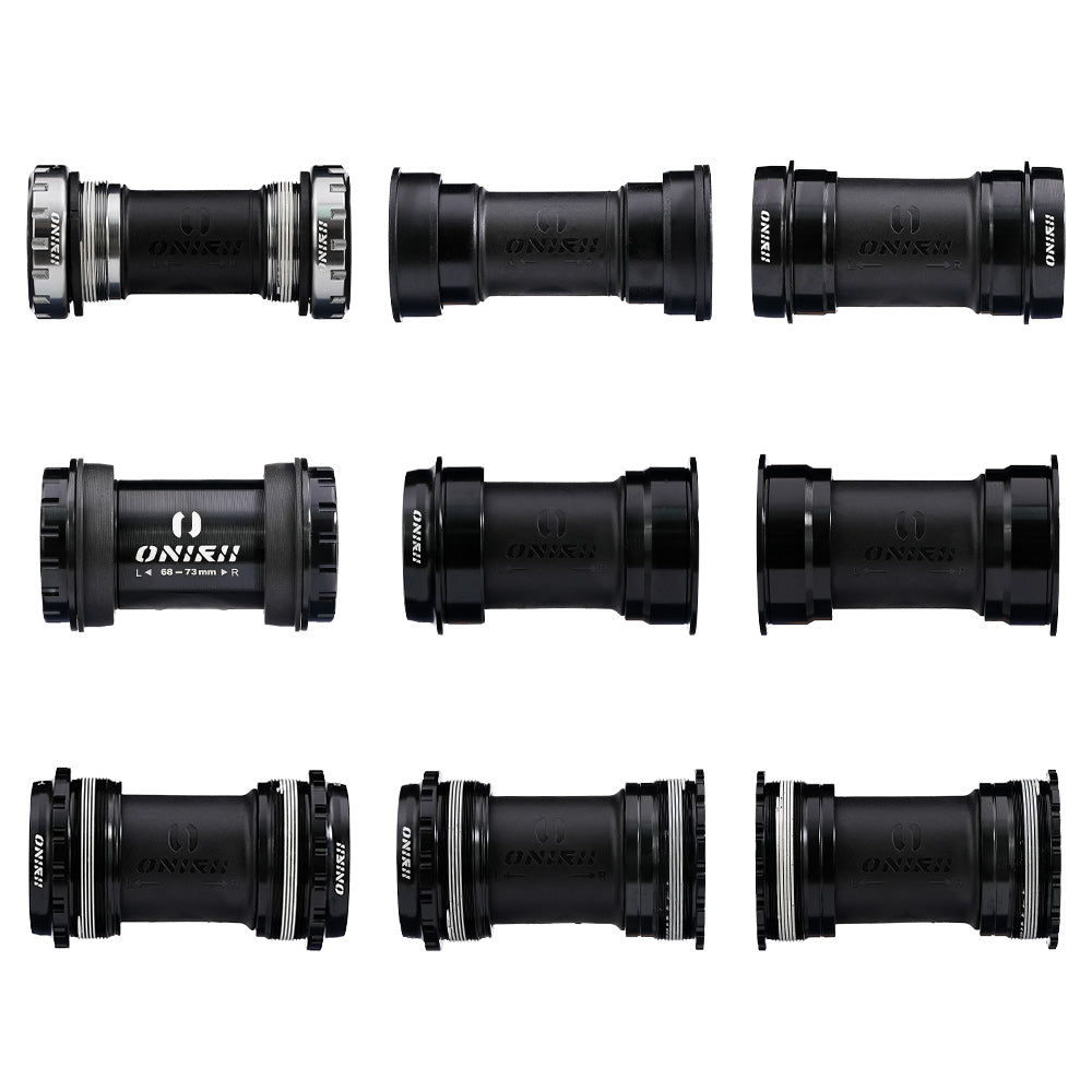 ONIRII 24mm Ceramic Bike Bottom Bracket BSA 86-92 BB30 T47 Threaded Press-in Lock Steel Bearing BB for MTB Road Bicycle Part NEW