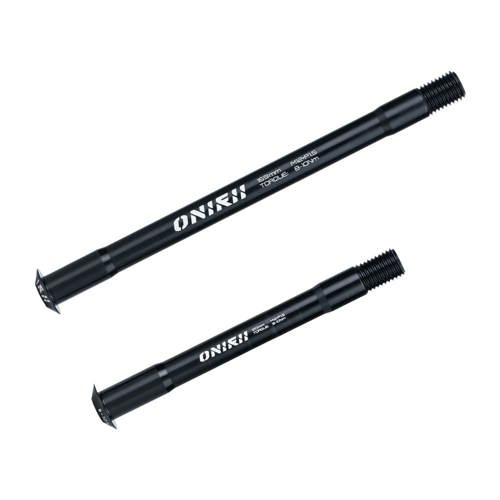 ONIRII Thru Axle 12mm for Road Bike Shaft Front/Rear Hub Skewers Front Fork Shaft Skewers12x142mm 12x100mm Wheel Axis Hub Shaft NEW