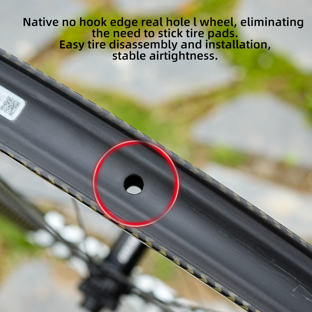 ONIRII GSLR  Gravel Carbon Wheels 29'' Disc Brake Wheel Front/Rear 24H 12x100*12x142mm for XD MS HG HDR Cassette Body for Gravel Bicycle