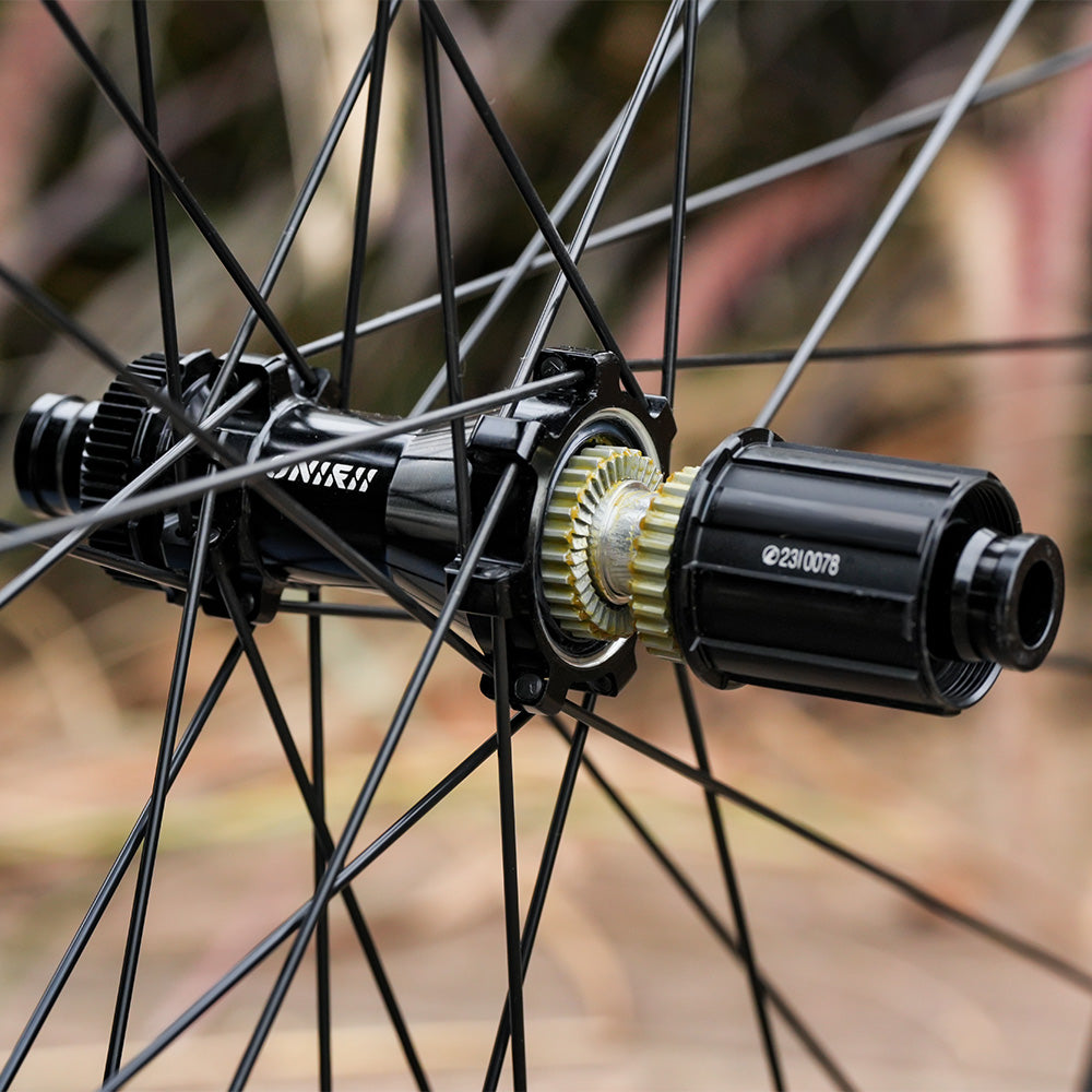 ONIRII GS Gravel Bike Wheels Aluminum Disc Brake Wheelset 12x100mm 12x142mm Front 28H Rear 28H Support HG MS XD Cassette Body for Gravel