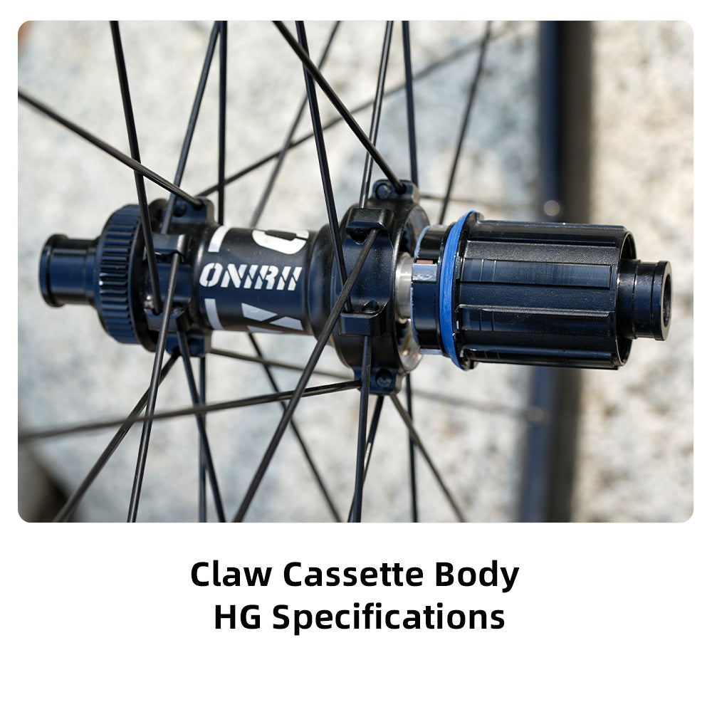 ONIRII RL Centerlock Disc Brake Bike Wheels 700C Aluminum Wheelset 12x100mm 12x142mm 24H F 24H R Support HG Cassette Body for Road Bicycle