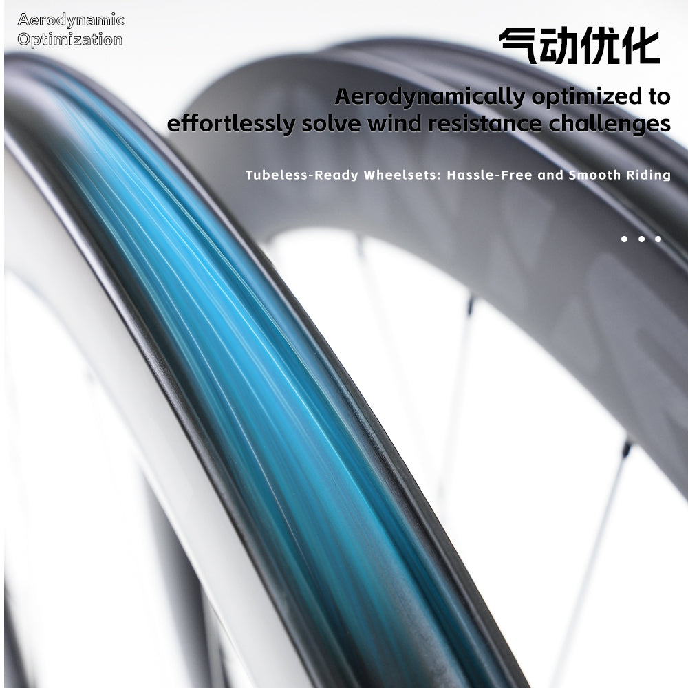 ONIRII DWC EVO+ Carbon Road Wheels F21 R24 Holes HG XDR Hub Competition-grade Tubeless-ready Ultra-light wheels for Road Bikes