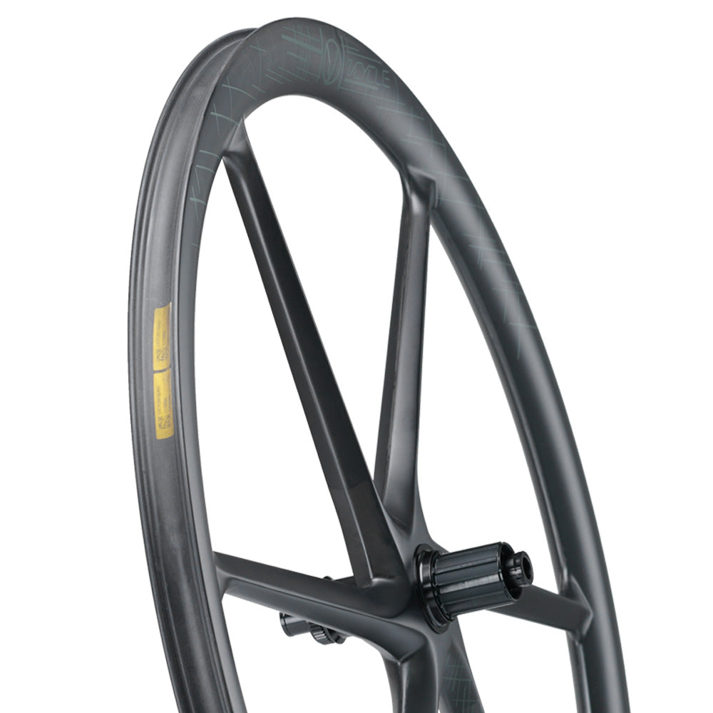 VCYCLE VIKING 6 Spoke Wheel Ultralight Carbon T800 Six Spoke HG Vacuum Tubeless 40mm with Hooked Edge for Road Bicycle NEW
