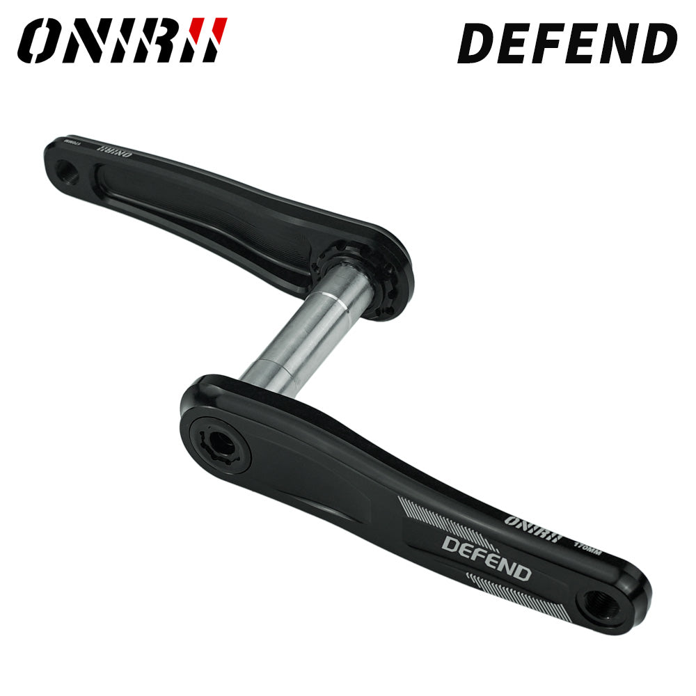 ONIRII DEFEND Road Crank Hollow, One-Piece, Ultra-Light Aluminum Alloy Crankset for Road Bikes