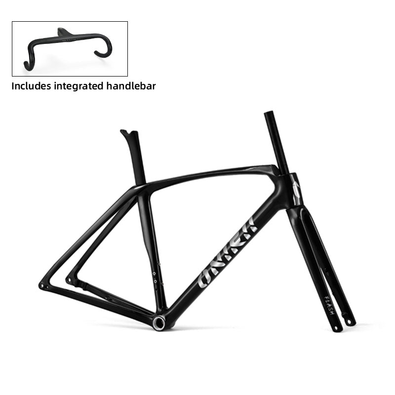 ONIRII FLASH Carbon Road Frame Hidden Cable Comprehensive with Integrated Handlebar Fork, Headset, Seat Post for Road Bicycle