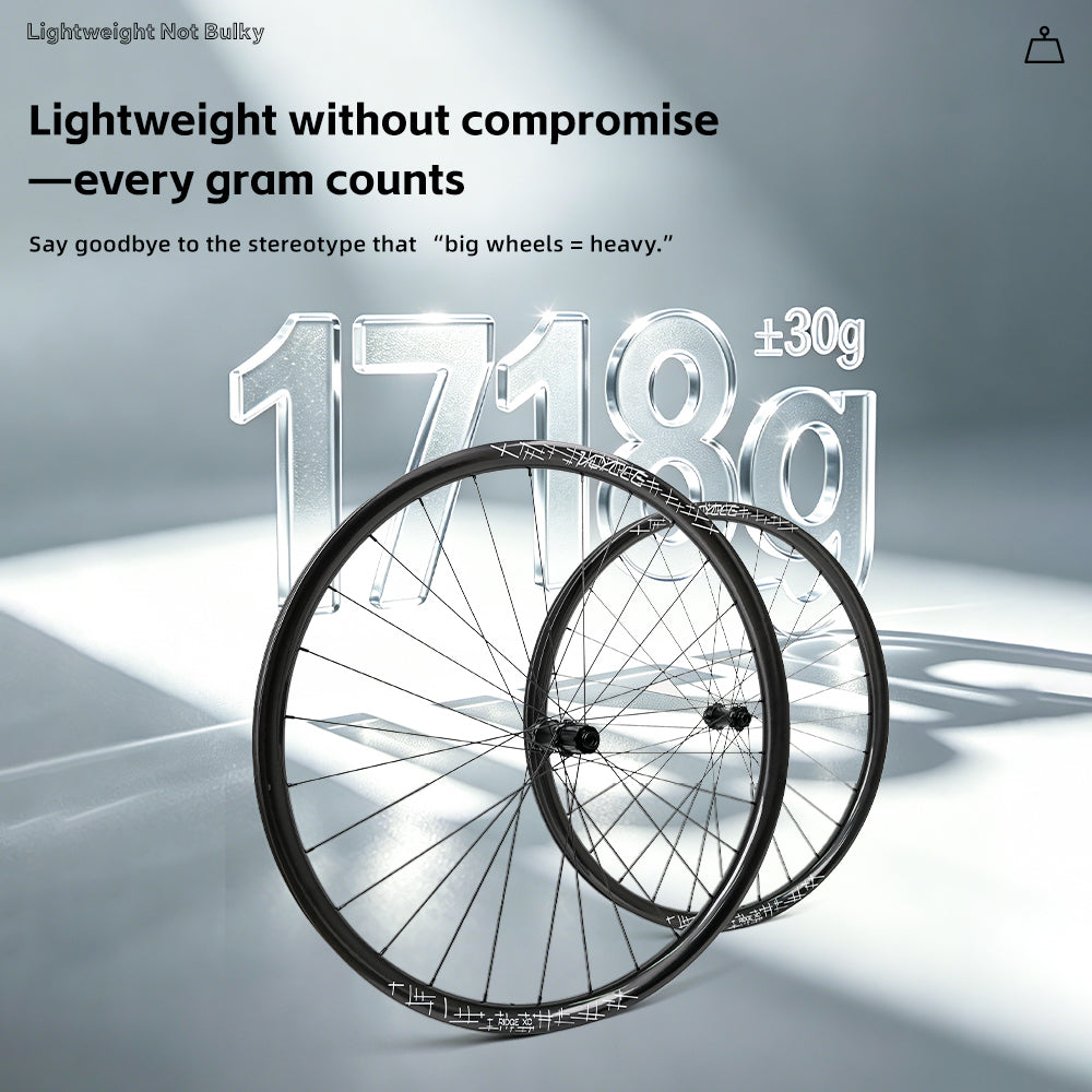 VCYCLE RIDGE XC 32-inch Mountain Bike Carbon Fiber Wheels, 15-110 12-157MM 28-hole MS HG XD Hub for XCO Racing Mountain Bikes
