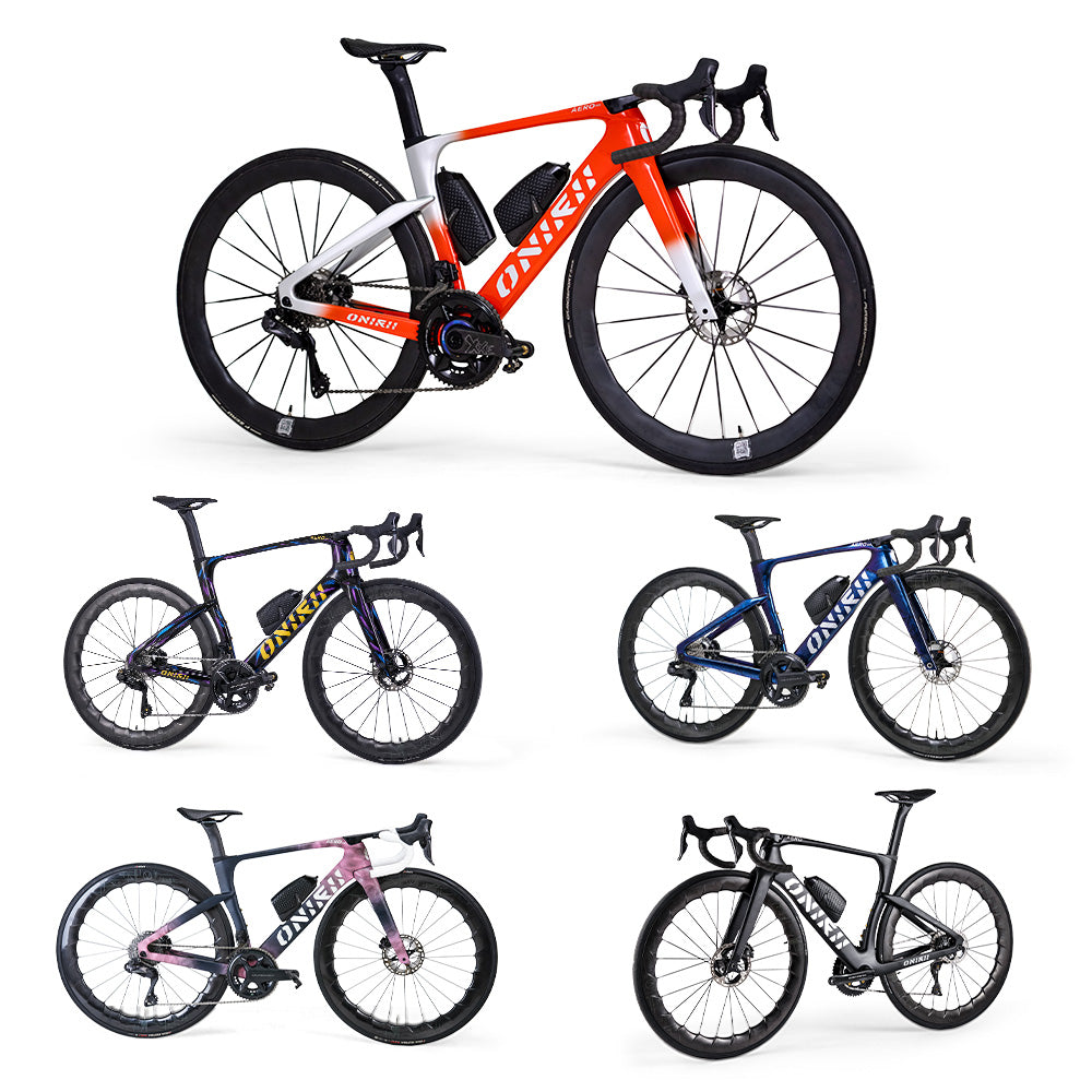 ONIRII AERO PRO Carbon Road Bike with Electronic Groupset 8170 7170 Di2 Handlebar Hydraulic Disc Brake Hidden Cable Frame NEW
