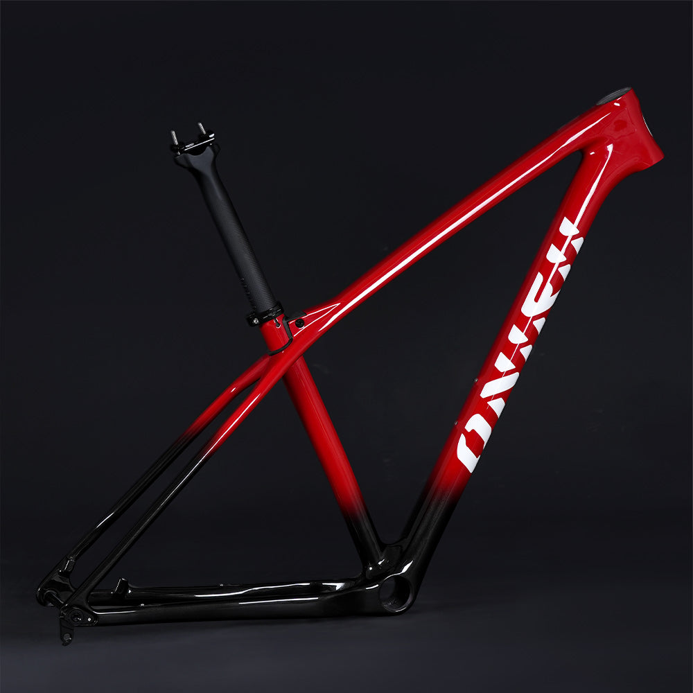 ONIRII WIN MTB 29er Carbon Frame Hardtail Thru Axle 148x12 Boost PF30 1235g Frame with Full Internal Cable Layout for Mountain Bike