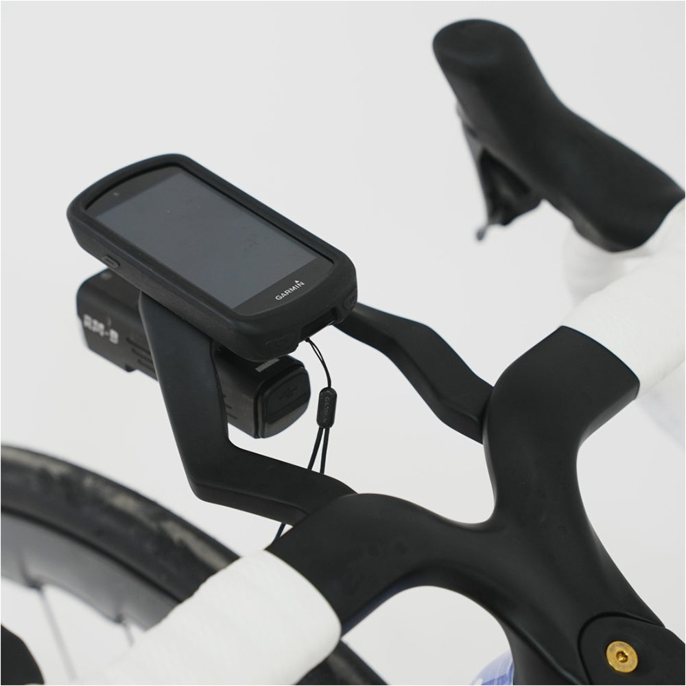 ONIRII HB 02 Universal Integrated Rised Handlebar Carbon Bars Fit 28.6 mm Head Tube with Stopwatch Holder Spacer for Road Bike