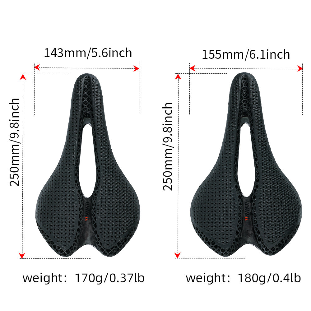 ONIRII  ONE Carbon Bike Saddle 3D Printed Cushion Riding Seat Shockproof Lightweight for MTB/ Road / Gravel / TT /Folding Bicycle NEW