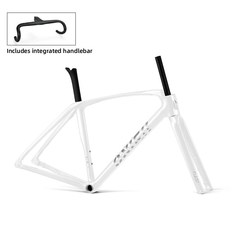 ONIRII FLASH Carbon Road Frame Hidden Cable Comprehensive with Integrated Handlebar Fork, Headset, Seat Post for Road Bicycle